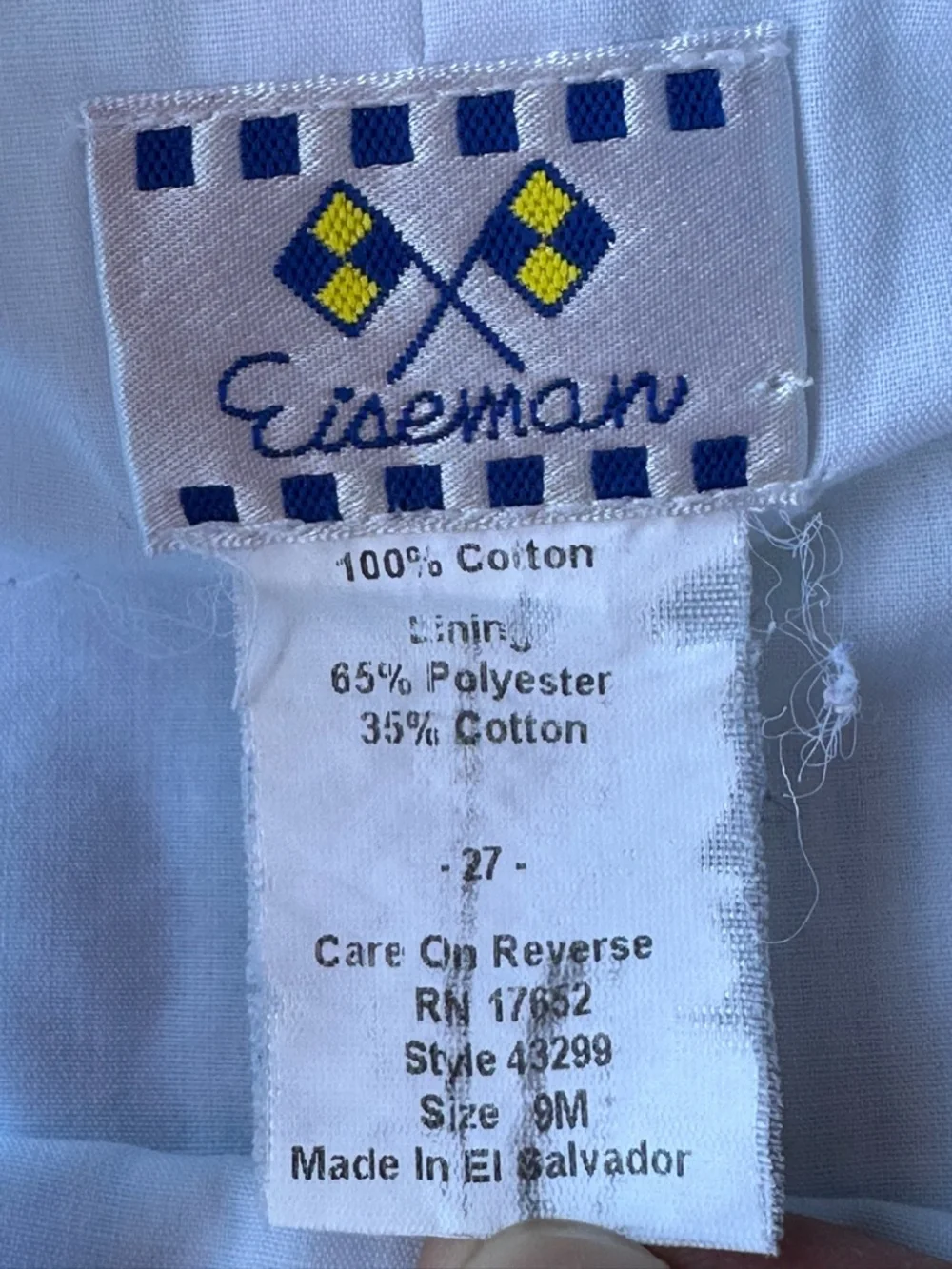 Florence Eiseman Seersucker Shortall With Alligator size 9 Months